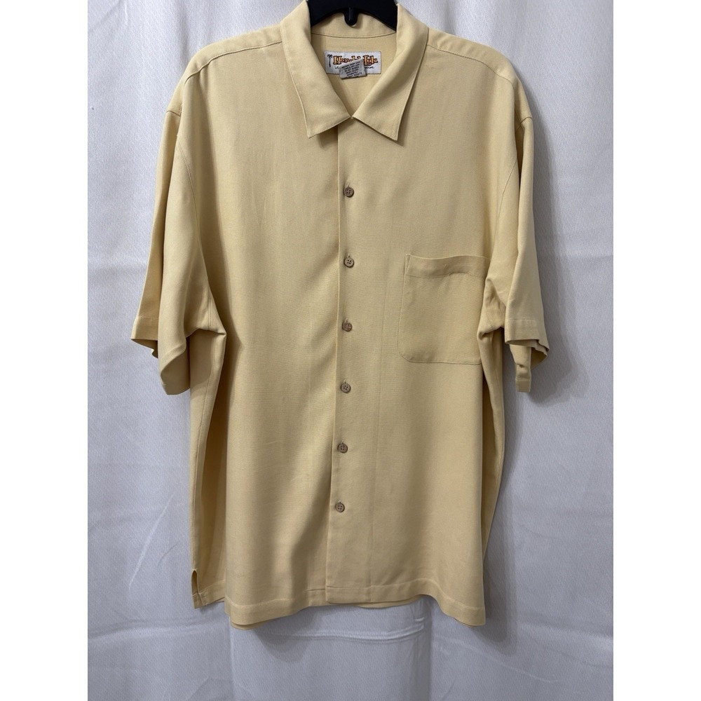 100% Silk Honolulululu Short Sleeve Shirt Size XL